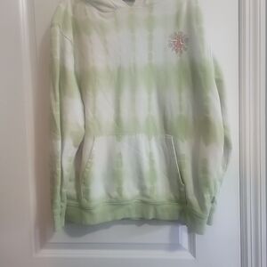 Vans Green Tie-Dye Kids Hoodie